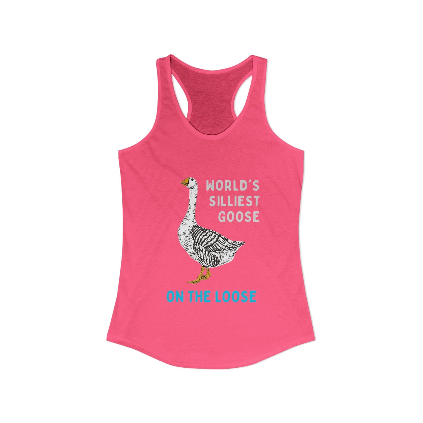 Silliest Goose (Women's Racerback Tank)