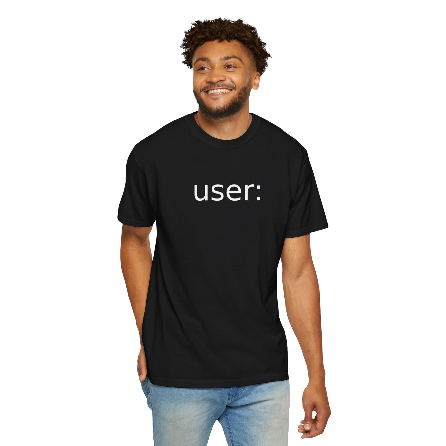 d_b — "user:" t-shirt