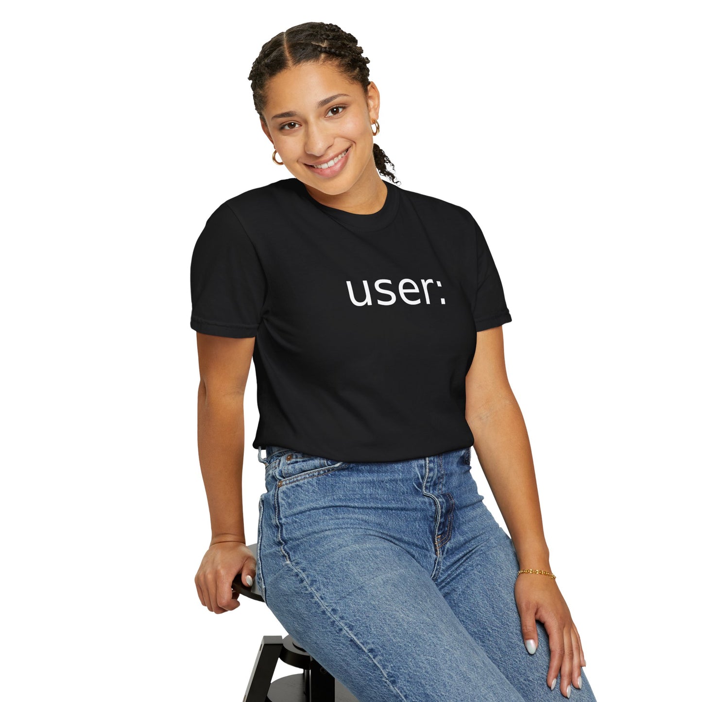 d_b — "user:" t-shirt