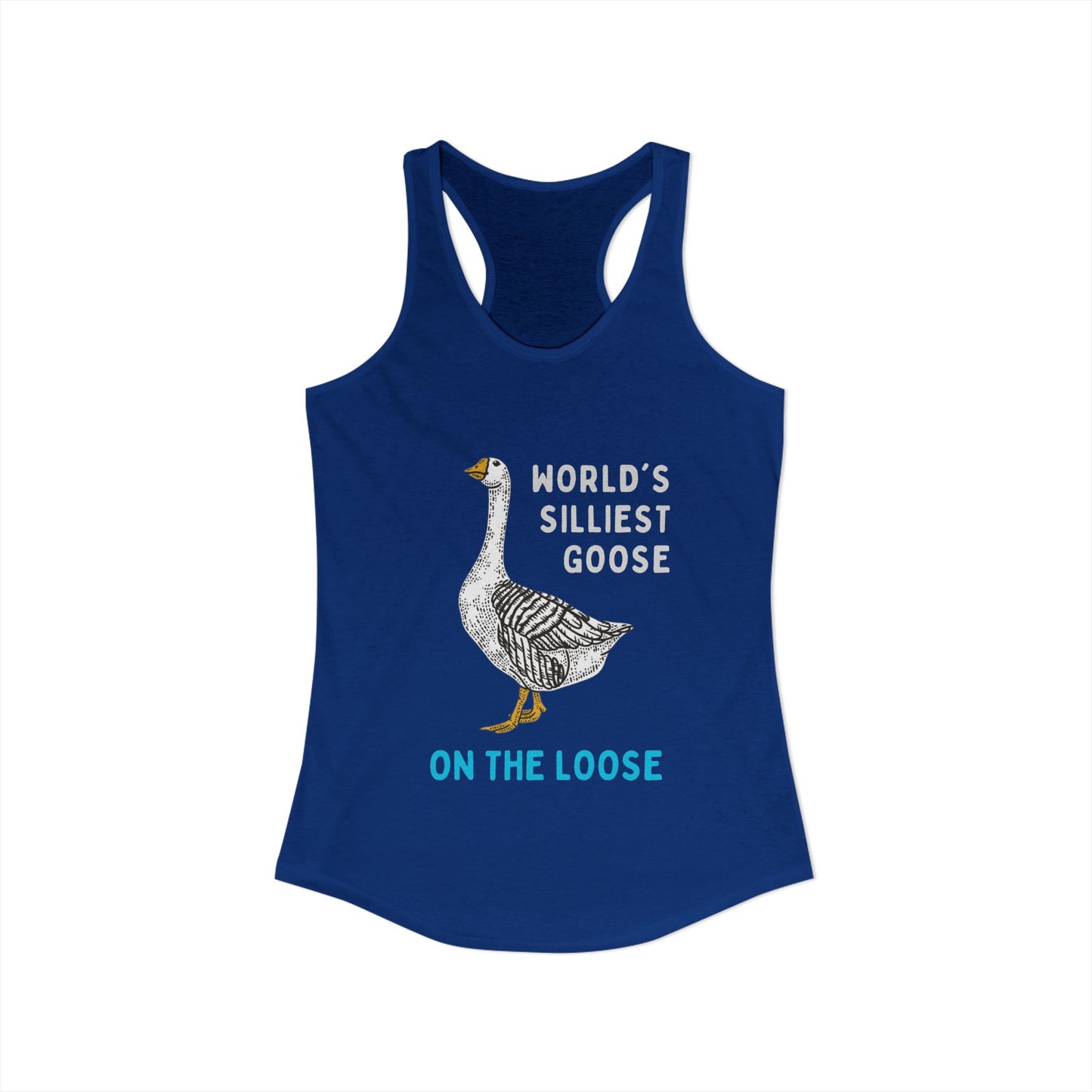 Silliest Goose (Women's Racerback Tank)