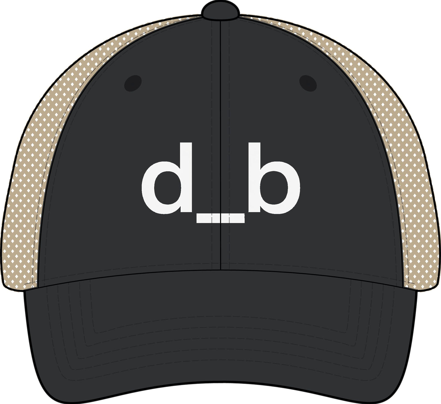 "d_b" - Women's Washed Mesh-Back Cap