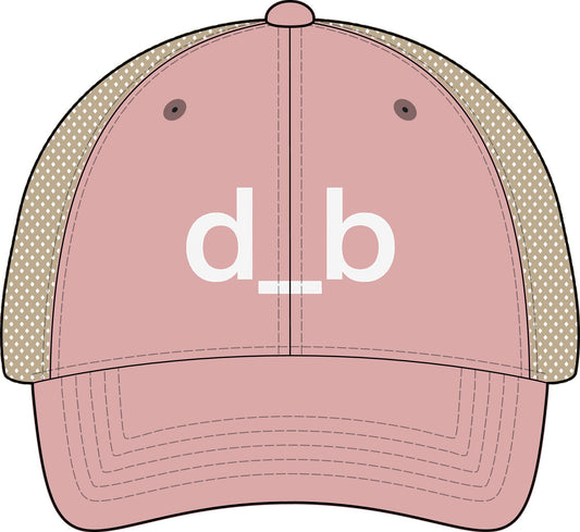 "d_b" - Women's Washed Mesh-Back Cap