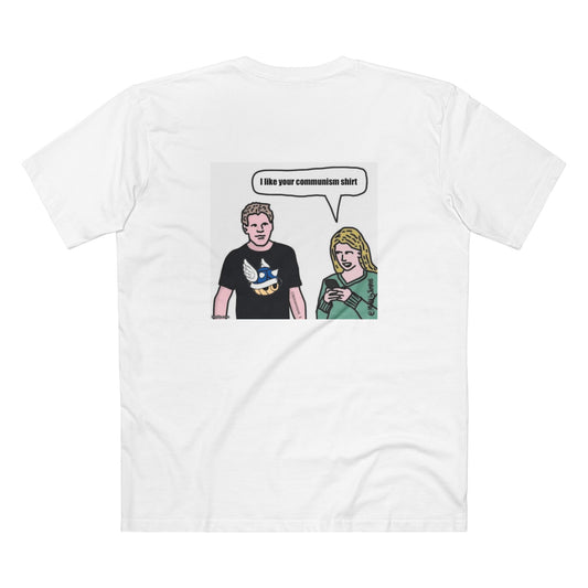 Retro Game Tee — Blue Turtle Shell Meme T-Shirt