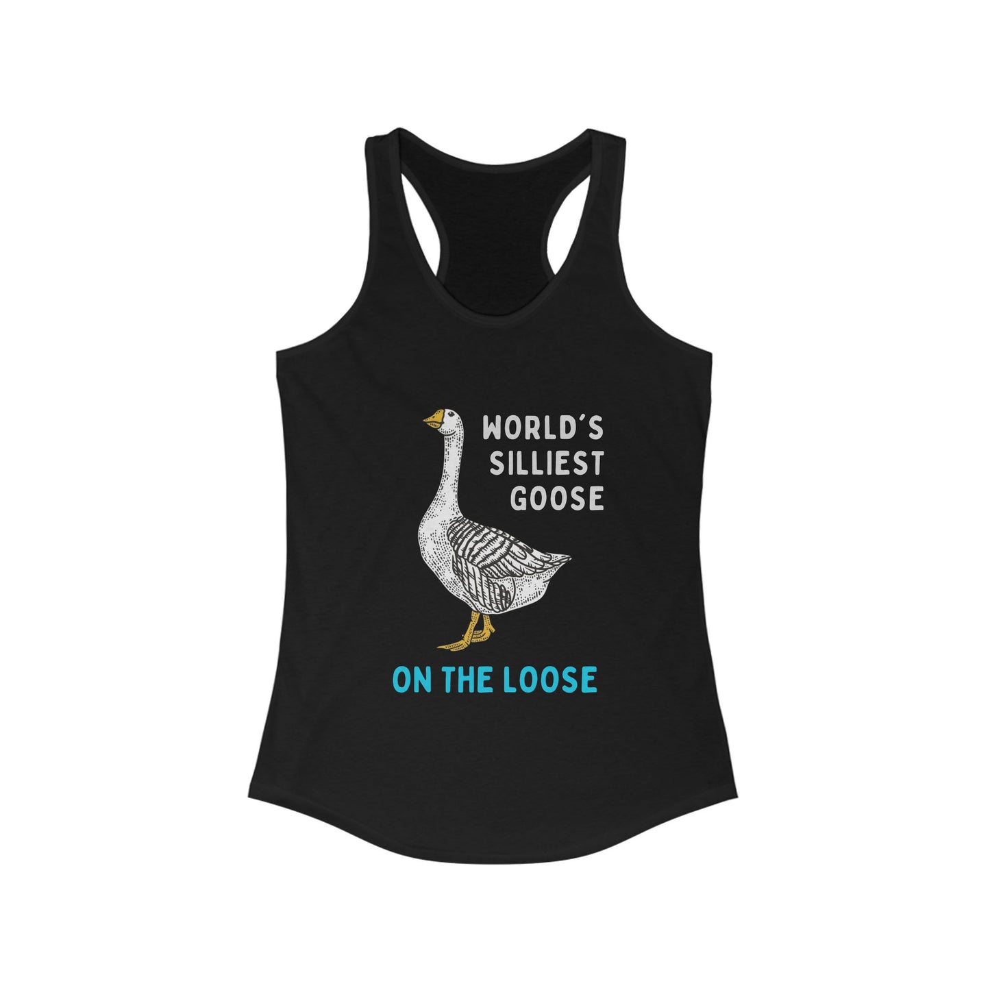 Silliest Goose (Women's Racerback Tank)