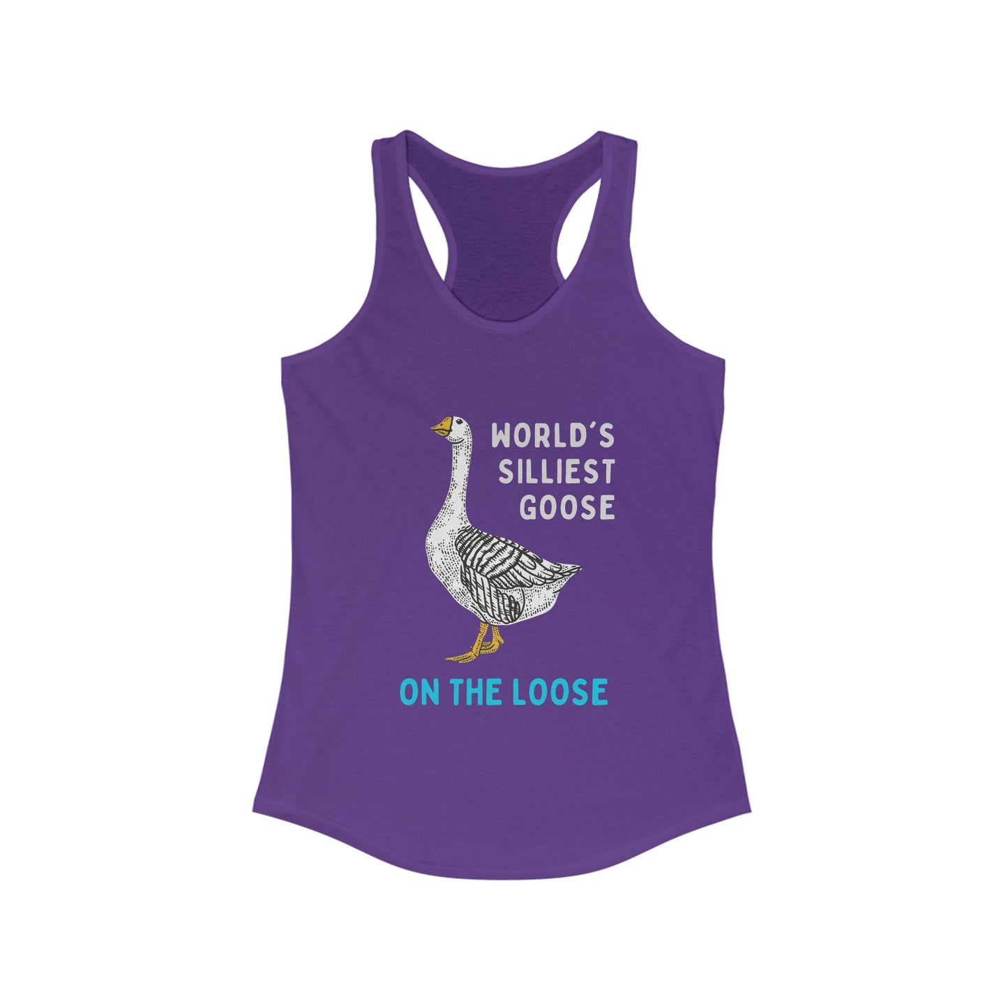 Silliest Goose (Women's Racerback Tank)