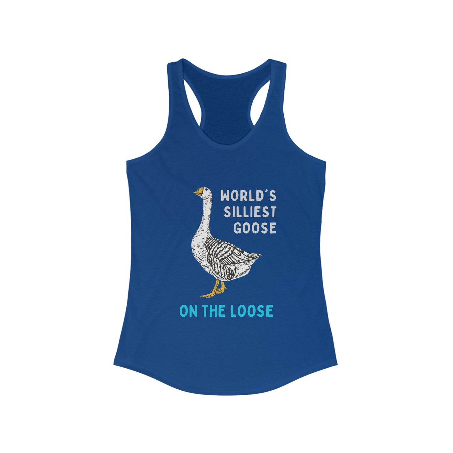 Silliest Goose (Women's Racerback Tank)