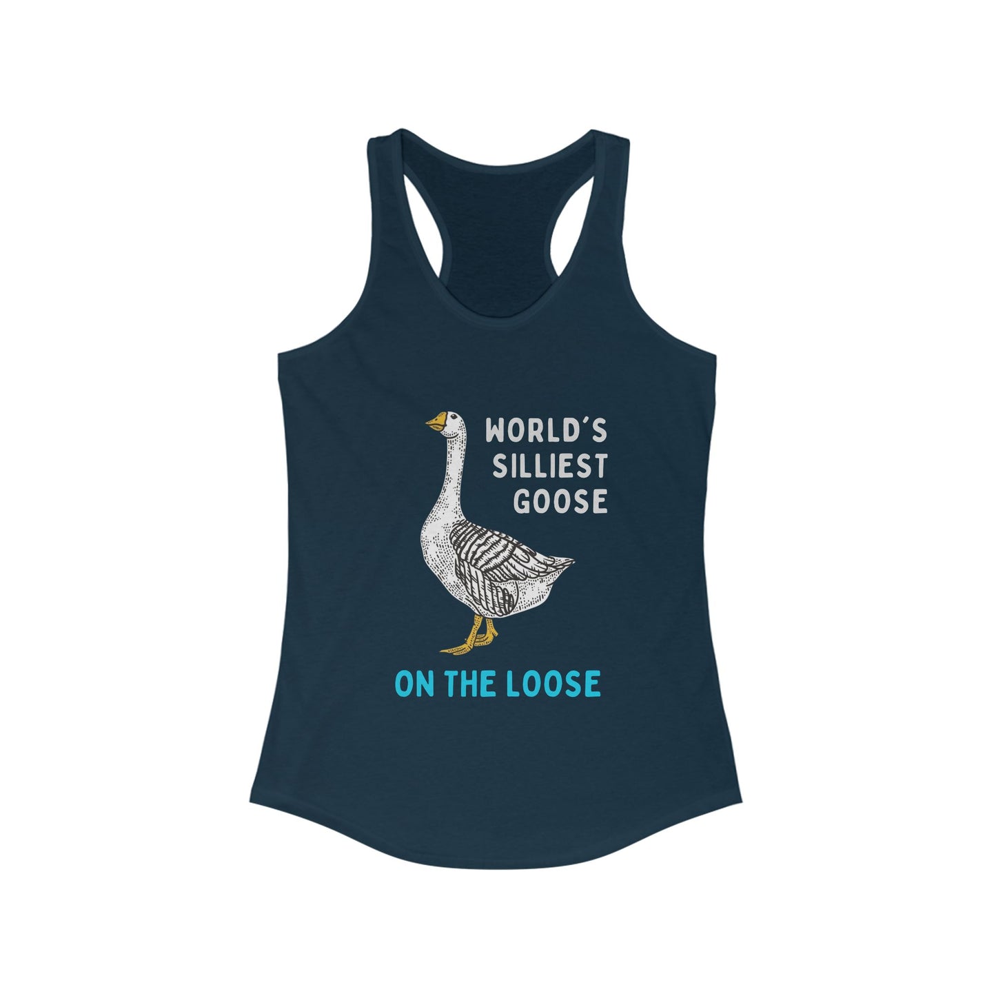 Silliest Goose (Women's Racerback Tank)