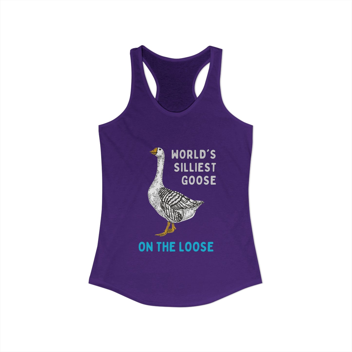 Silliest Goose (Women's Racerback Tank)